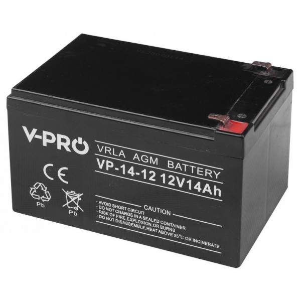 AKUMULATOR ŻELOWY AGM 12V 14Ah VPRO