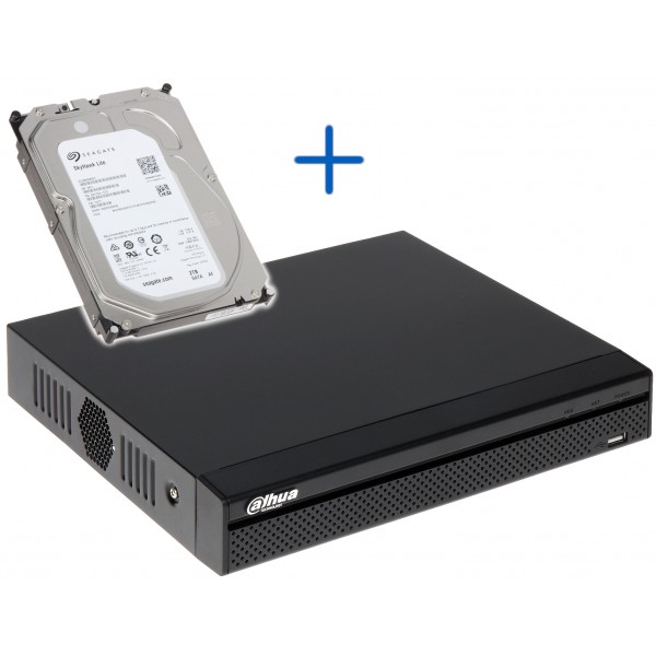 Zestaw Promocyjny Rejestrator Ip + Dysk Twardy Nvr4108Hs-8P-4Ks2/l+2Tb 16 Kanałów Dahua