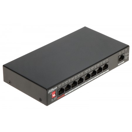 SWITCH POE PFS3009-8ET1GT-96-V2 8-PORTOWY DAHUA