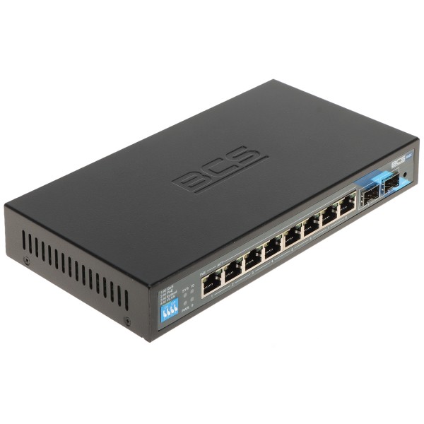 Switch Poe Bcs-B-Sp08G-2Sfp 8-Portowy Sfp Bcs Basic