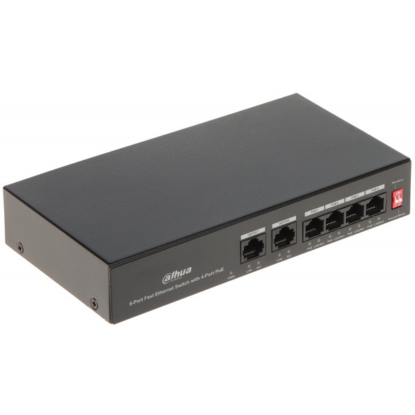 Switch Poe Pfs3006-4Et-36 4-Portowy Dahua