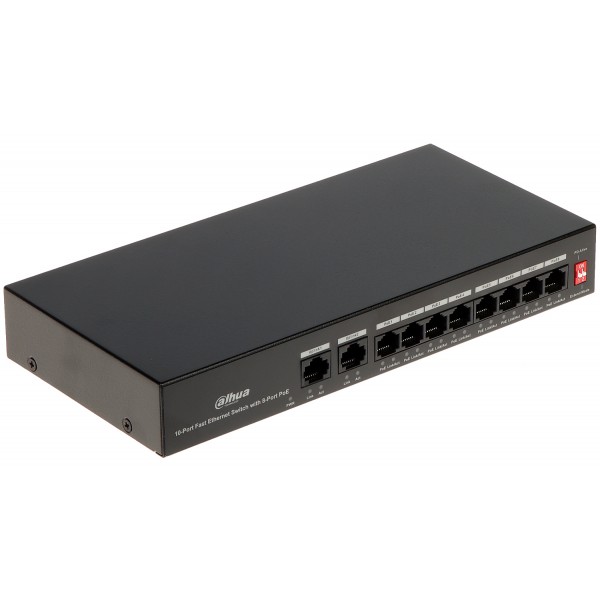 Switch Poe Pfs3010-8Et-65 8-Portowy Dahua