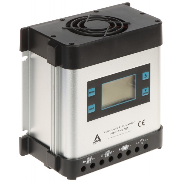 Regulator Solarny Ładowania Akumulatorów Scc-30A-Mppt-Lcd Azo Digital