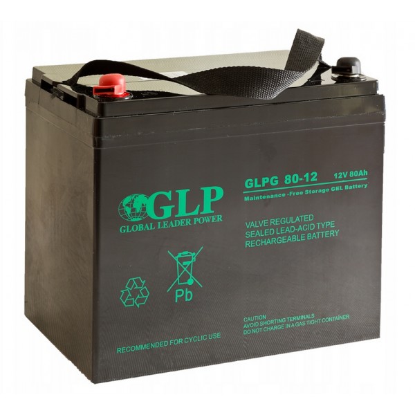 Akumulator żelowy GEL 12V 80Ah GLPG