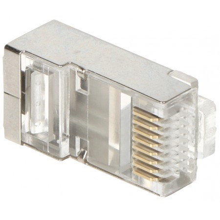 WTYK MODULARNY PRZELOTOWY EKRANOWANY RJ45T/6-EKRANP100 TYP EZ