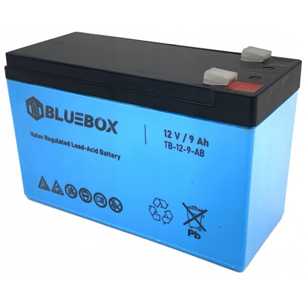 Akumulator 12V 9Ah żelowy BLUEBOX  AGM VRLA