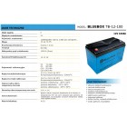 Akumulator żelowy AGM 12V 100Ah BLUEBOX