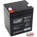 Akumulator BEZOBSŁUGOWY AGM VRLA 12V 5Ah Megabat