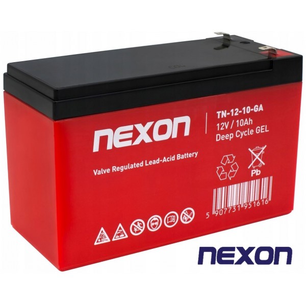 Akumulator Bezobsługowy żelowy GEL 12V 10Ah NEXON