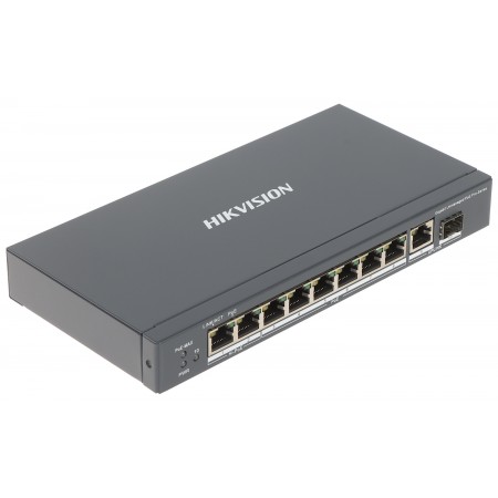 SWITCH POE DS-3E0510HP-E 8-PORTOWY SFP Hikvision