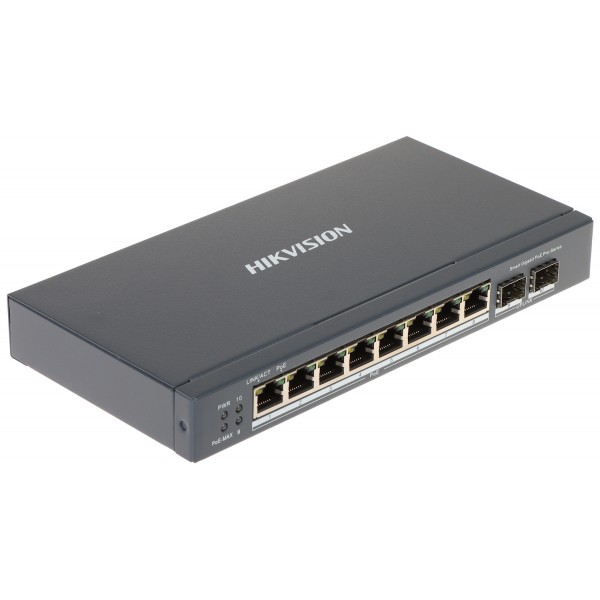 Switch Poe Ds-3E1510P-Si 8-Portowy Sfp Hikvision