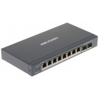 SWITCH POE DS-3E1510P-SI 8-PORTOWY SFP Hikvision