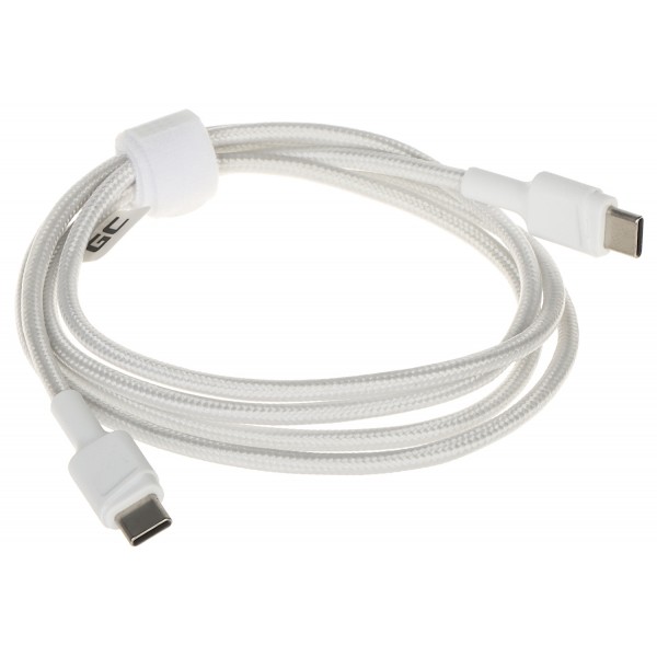 Przewód Usb-C/usb-C/1.2M/w-Gc Powerstream 1.2 M Green Cell