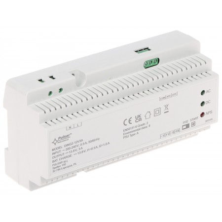 ZASILACZ BUFOROWY IMPULSOWY DING2-12V3A PULSAR