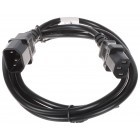 PRZEWÓD SIECIOWY IEC320-C13/IEC320-C14/1.8M 1.8 m Lanberg