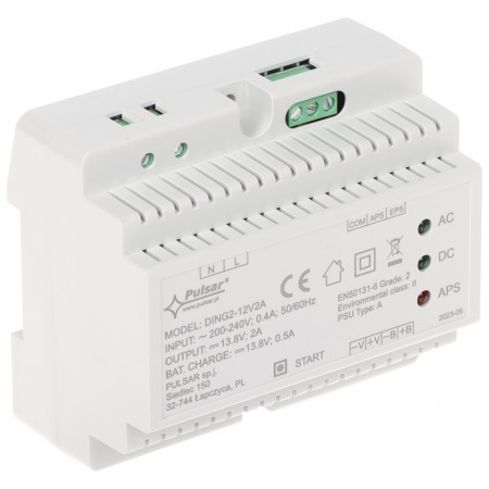 ZASILACZ BUFOROWY IMPULSOWY DING2-12V2A PULSAR