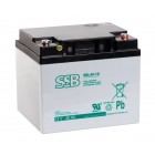 Akumulator AGM 12V 40Ah SSB SBL40-12i
