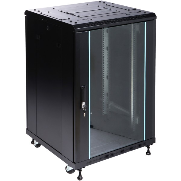 Szafa Rack Stojąca Eprado-R19-18U/600Fw-Blue