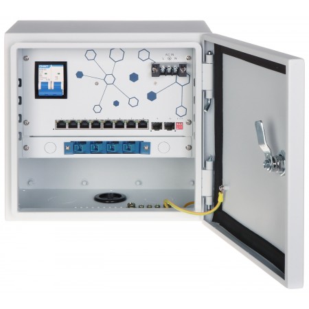 ZEWNĘTRZNY PUNKT DYSTRYBUCJI KAMER EXPERT-POE/OTD-8G2GSFP 8 PoE + 2 x SFP