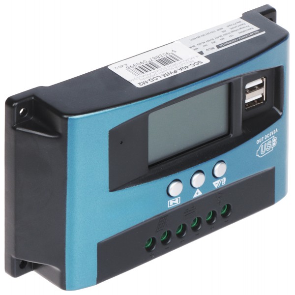 Regulator Solarny Ładowania Akumulatorów Scc-40A-Pwm-Lcd-M2 Regulator Solarny Ładowania Akumulatorów Scc-40A-Pwm-Lcd-M2