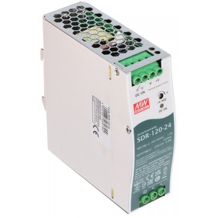 ZASILACZ IMPULSOWY SDR-120-24 MEAN WELL
