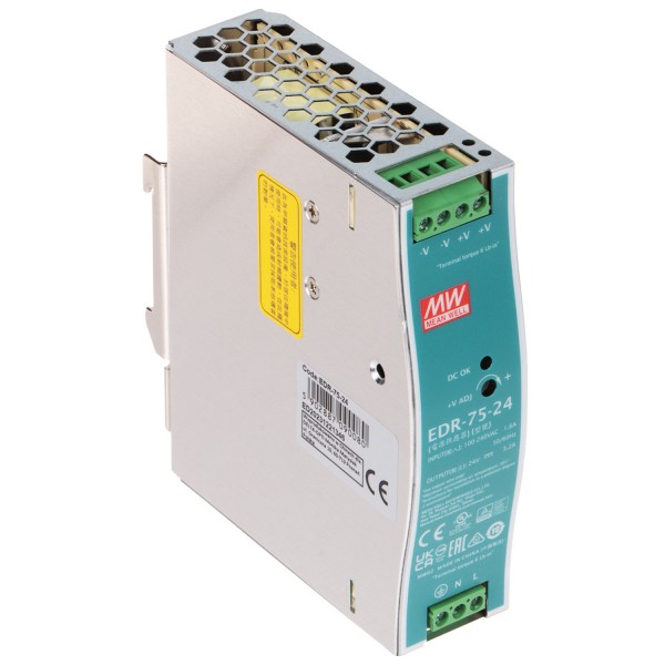 Zasilacz Impulsowy Edr-75-24 Mean Well