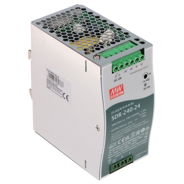 Zasilacz Impulsowy Sdr-240-24 Mean Well