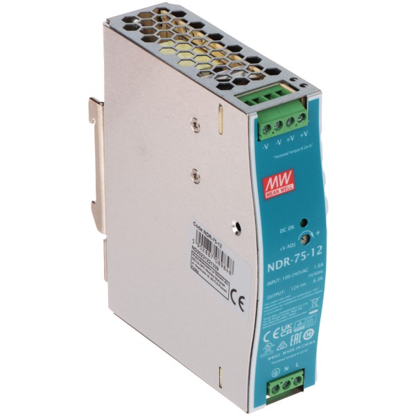Zasilacz Impulsowy Ndr-75-12 Mean Well