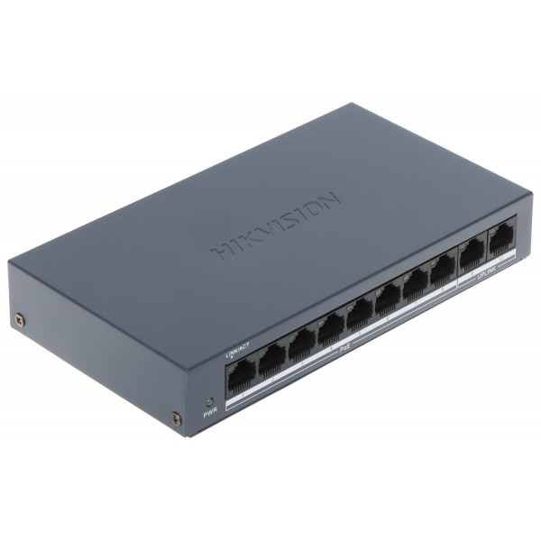 Switch Poe Ds-Xs0110-P 8-Portowy Hikvision
