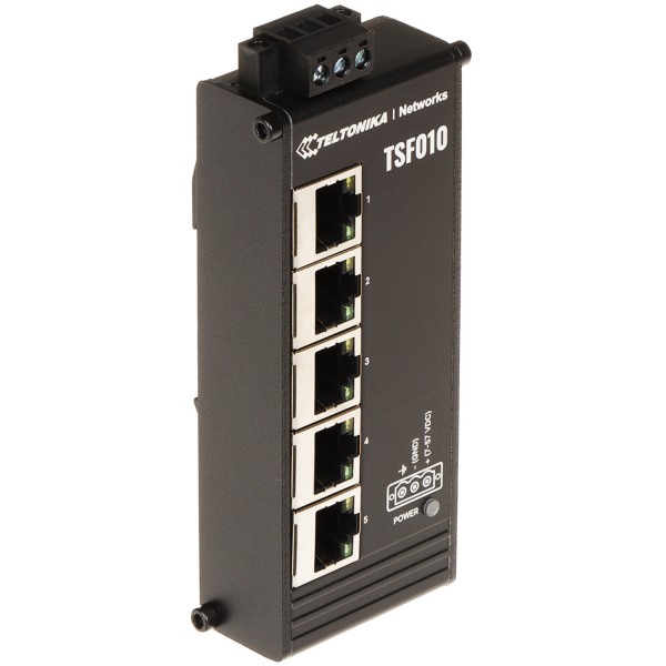 Switch Przemysłowy   Tsf010 5-Portowy Teltonika