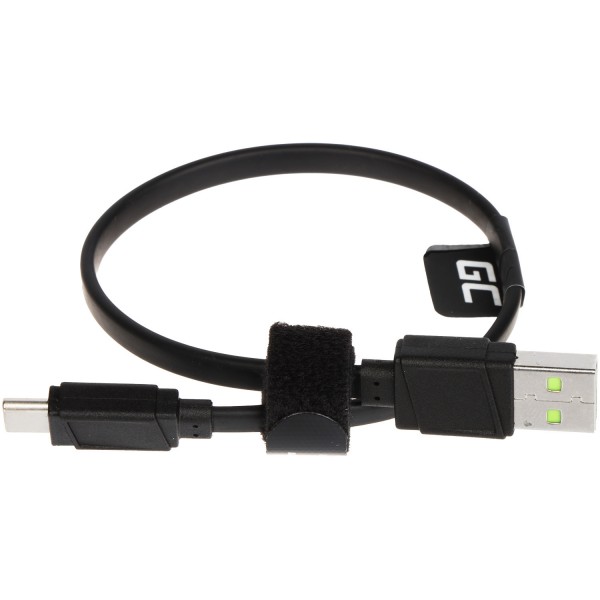Przewód Usb-A/usb-C/0.25M-Gc Gcmatte 0.25 M Green Cell