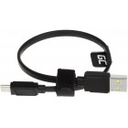 PRZEWÓD KABGC03 USB-A/USB-C GCmatte 0.25 m Green Cell