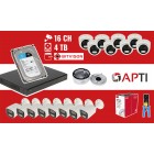 ZESTAW DO MONITORINGU APTI-NVR16-16IPCTB 16 KAMER + REJESTRATOR