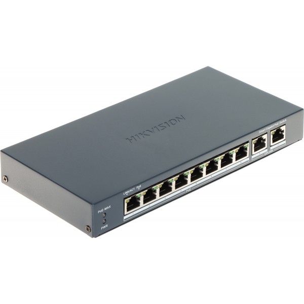 Switch Poe Ds-3E1510P-Ei 8-Portowy Hikvision