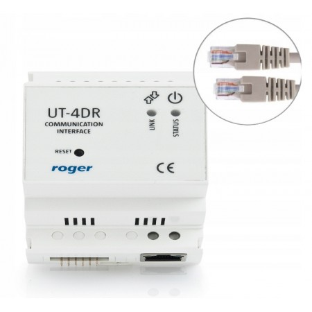 Interfejs RS485-Ethernet UT-4DR ROGER