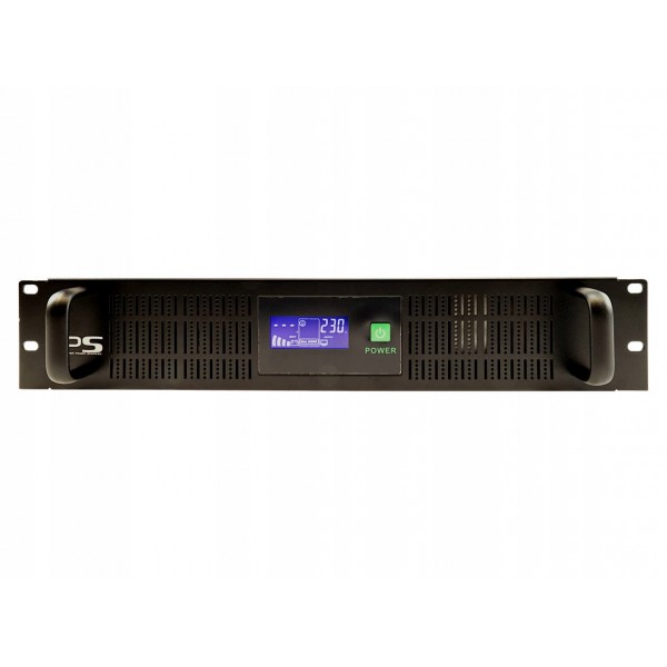 Zasilacz Awaryjny Ups Rack 2U 2000Va 1200W 2X9Ah Schuko+Iec Usb Lcd