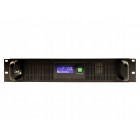 Zasilacz awaryjny UPS RACK 2U 2000VA 1200W 2x9Ah Schuko+IEC USB LCD