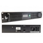 Zasilacz awaryjny UPS RACK 2U 2000VA 1200W 2x9Ah Schuko+IEC USB LCD