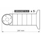 BRACKET E-3 GY - dystans