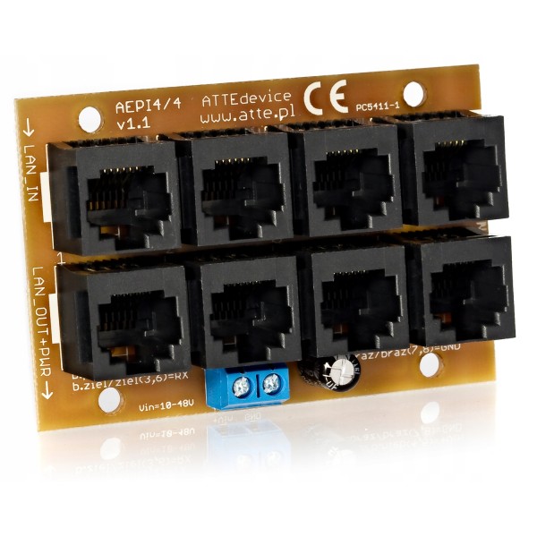Moduł Dystrybucji Zasilania Poe Aepi-4-10-Of