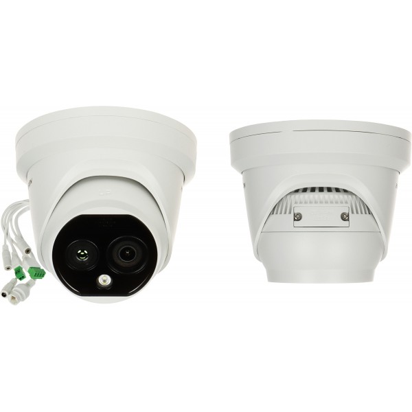 Hybrydowa Kamera Termowizyjna Ip Ds-2Td1228T-2/qa(B) Heatpro 2.1 Mm - 720P, 2.2 Mm - 4 Mpx Hikvision