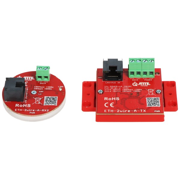 Zestaw Konwerterów Utp / 2-Wire Do Transmisji Lan+Poe Eth-2Wire-A-Set2 Komplet 2 Szt Atte
