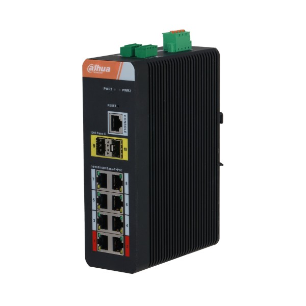 Switch Przemysłowy   Is4210-8Gt-120 8-Portowy + 2 X Sfp Dahua