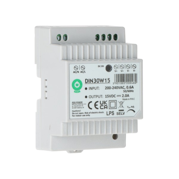Zasilacz Impulsowy Din30W15 Pos