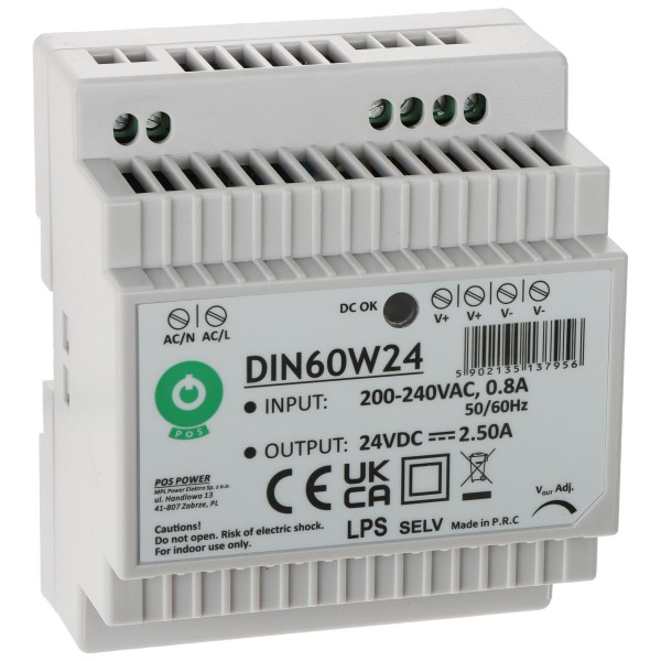 Zasilacz Impulsowy Din60W24 Pos