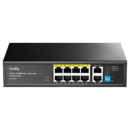 SWITCH POE FS1010P 8-PORTOWY CUDY