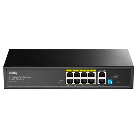 SWITCH POE GS1010PE 8-PORTOWY CUDY