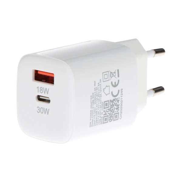Ładowarka Sieciowa Usb Char-X136B-30W Delta Power