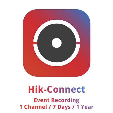 LICENCJA DO OPROGRAMOWANIA HC-EVENTRECORDING/7DAY/1CH/1Y Hikvision