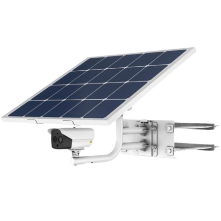 HYBRYDOWA KAMERA TERMOWIZYJNA IP Z PANELEM SOLARNYM I UCHWYTEM W ZESTAWIE DS-2TXS2628-10P/QA/GLT/CH36S80 LTE 9.7 mm - 720p, 8 mm
